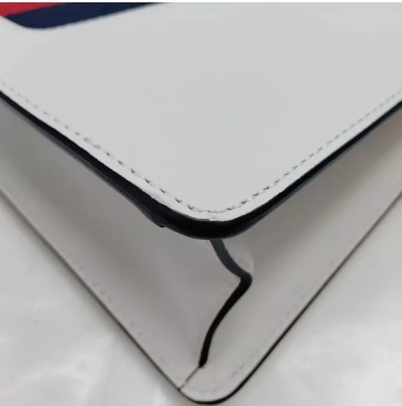 Gucci Crossbody bag Sylvie White Leather - Picture 7 of 16